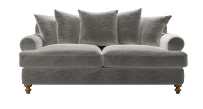 Teddy 2.5 Seat Sofa Bed in Squirrel Cotton Matt Velvet - sofa.com