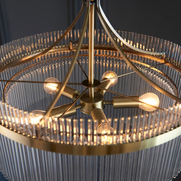 Return - Vogue Langdon 5 Light Chandelier, Brass 2
