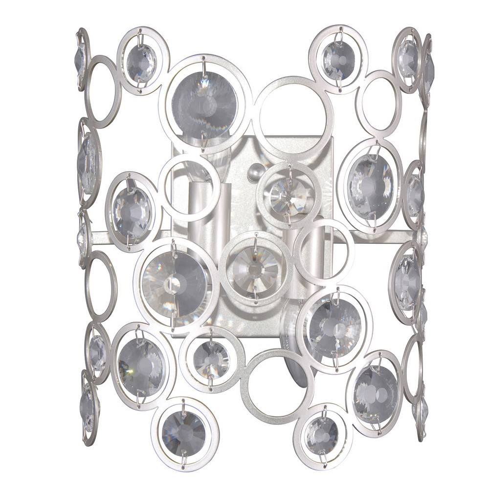 Netlighting Modern Wall Lamp Champagne Silver 2 Light E14