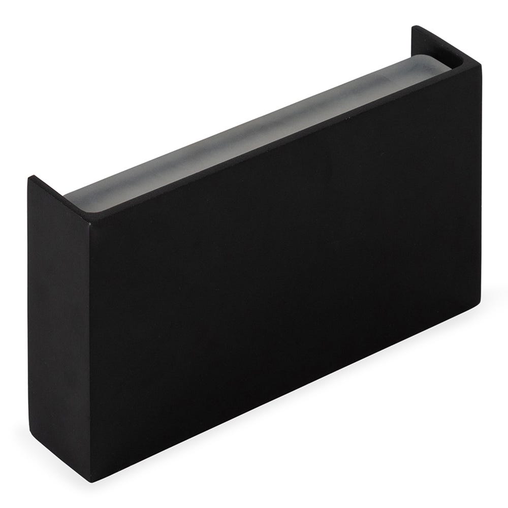 Heal's Outdoor/Bathroom LED Wall Light Rectangle Black 2