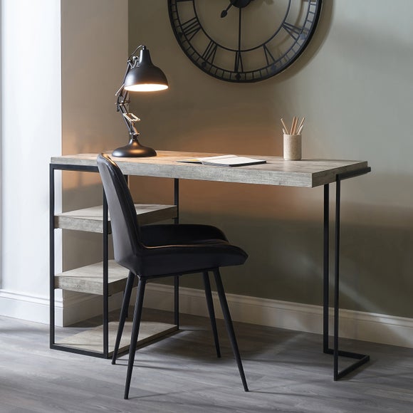 Return - Jersey Desk, Concrete Effect