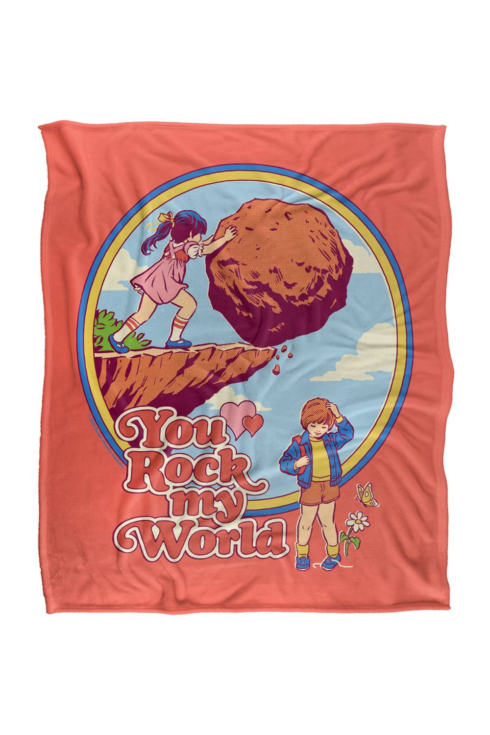 Steven Rhodes You Rock My World Silky Touch Super Soft Throw Blanket