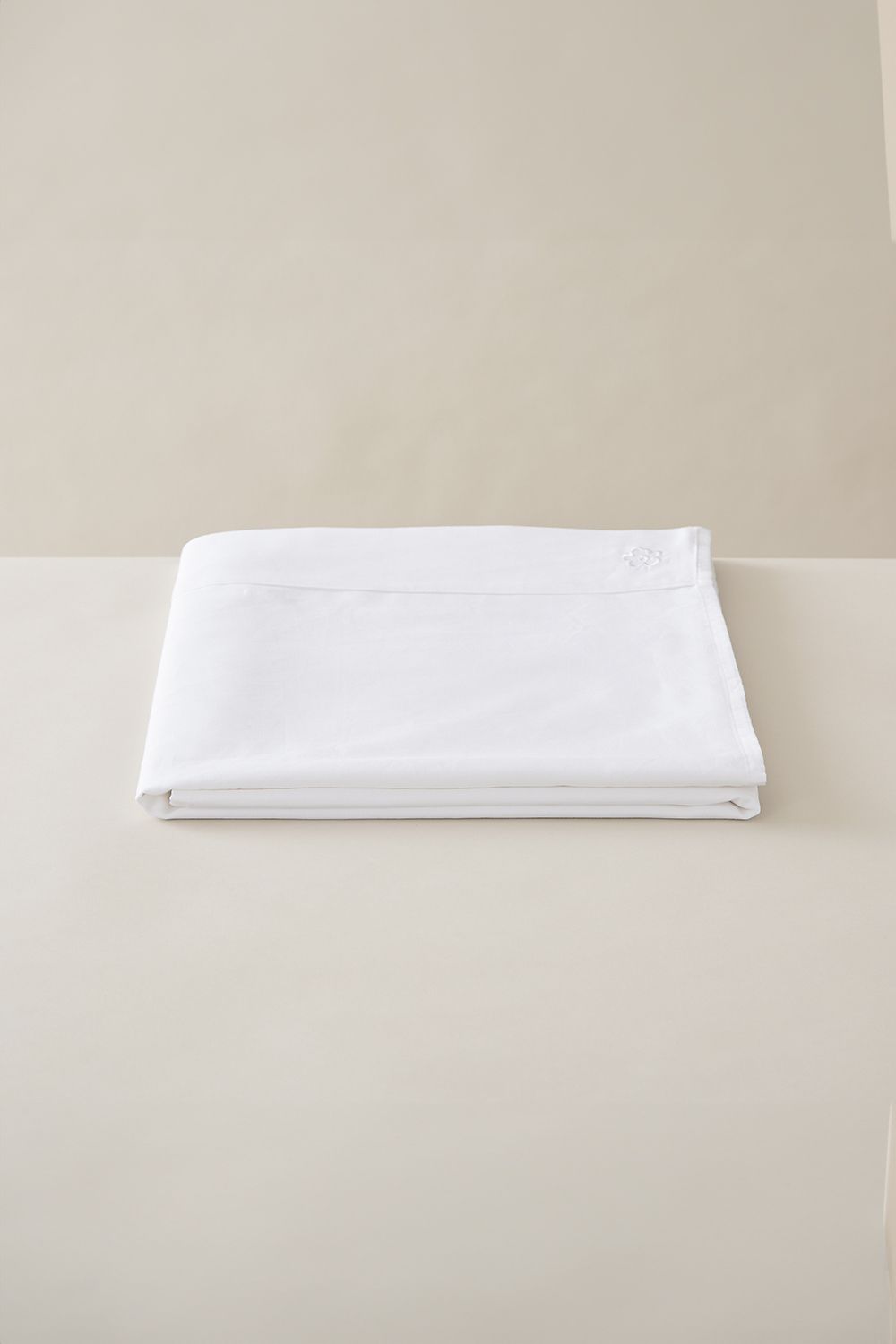 Ted Baker 'TB Plain Dye' Cotton Sateen Flat Sheet in White