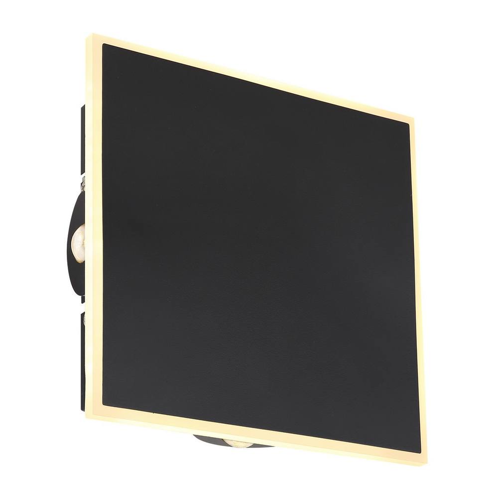 Netlighting Saidy 20cm Integrated LED Wall Lamp Matt Black LED 3000K