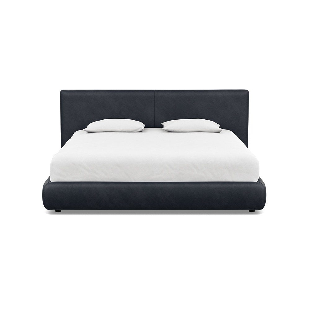 Heal's Alba Storage Bed Super King Luxury Leather Anthracite