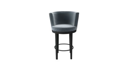 Margaux Bar Stool in Windermere Cotton Matt Velvet - sofa.com