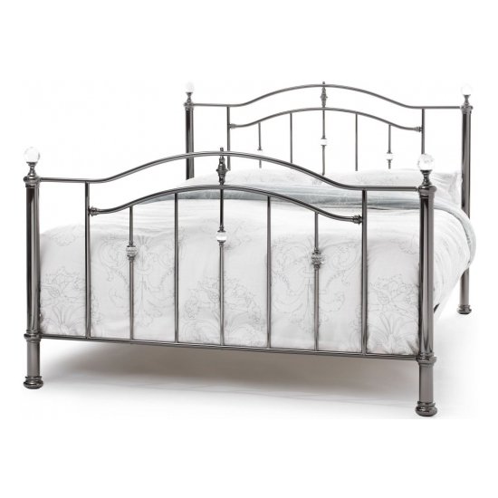 Benjamin Metal Small Double Bed In Brass
