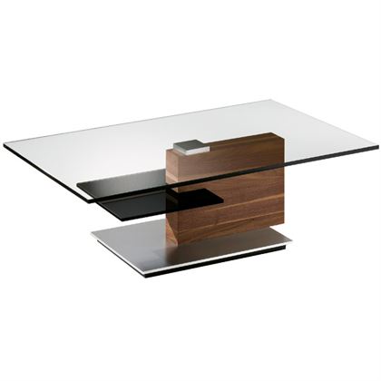 V Plus Walnut Coffee Table