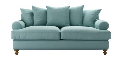 Teddy 2.5 Seat Sofabed in Eucalyptus Smart Cotton - sofa.com