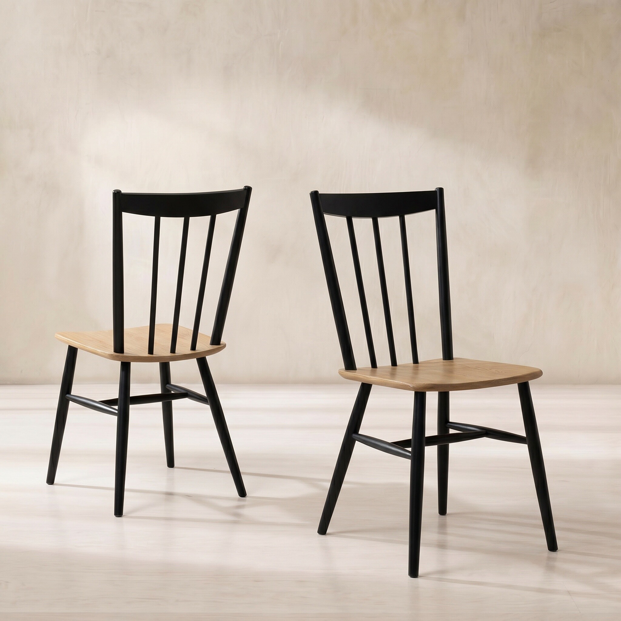 Ercol Monza Dining Chair, Black Oak | Barker & Stonehouse