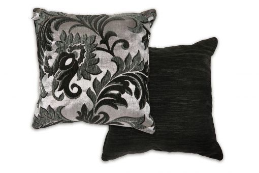 New Edge Blinds Swirls Cushion Cover in Black