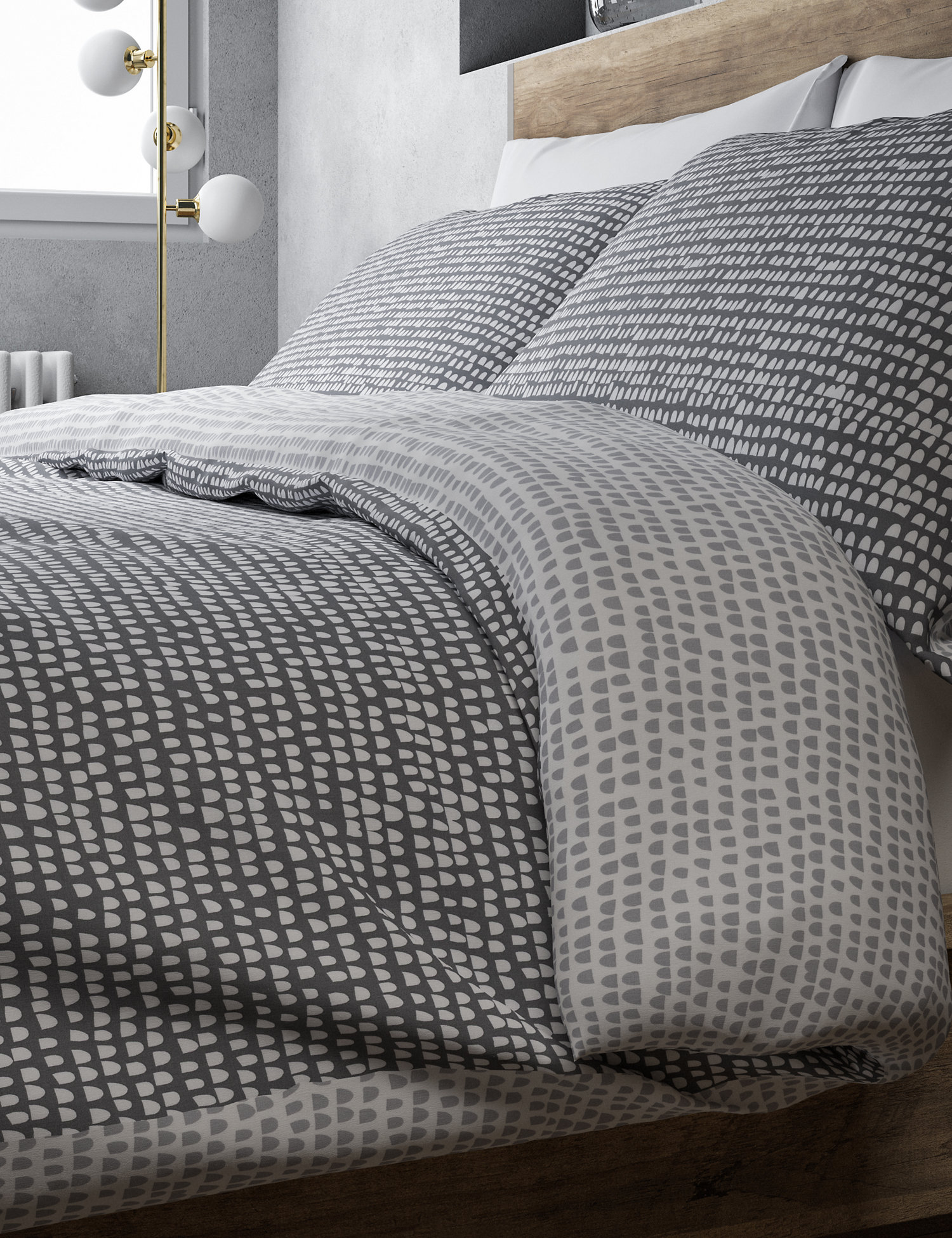 M&S Isla Geometric Bedding Set