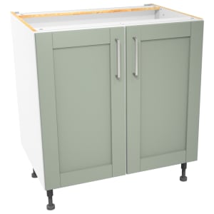 Wickes Ohio Reed Green Shaker Base Unit - 800mm