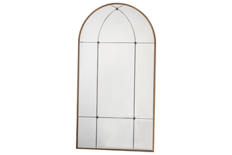 Carroll Arch Wall Mirror with Bronze Frame - sofa.com