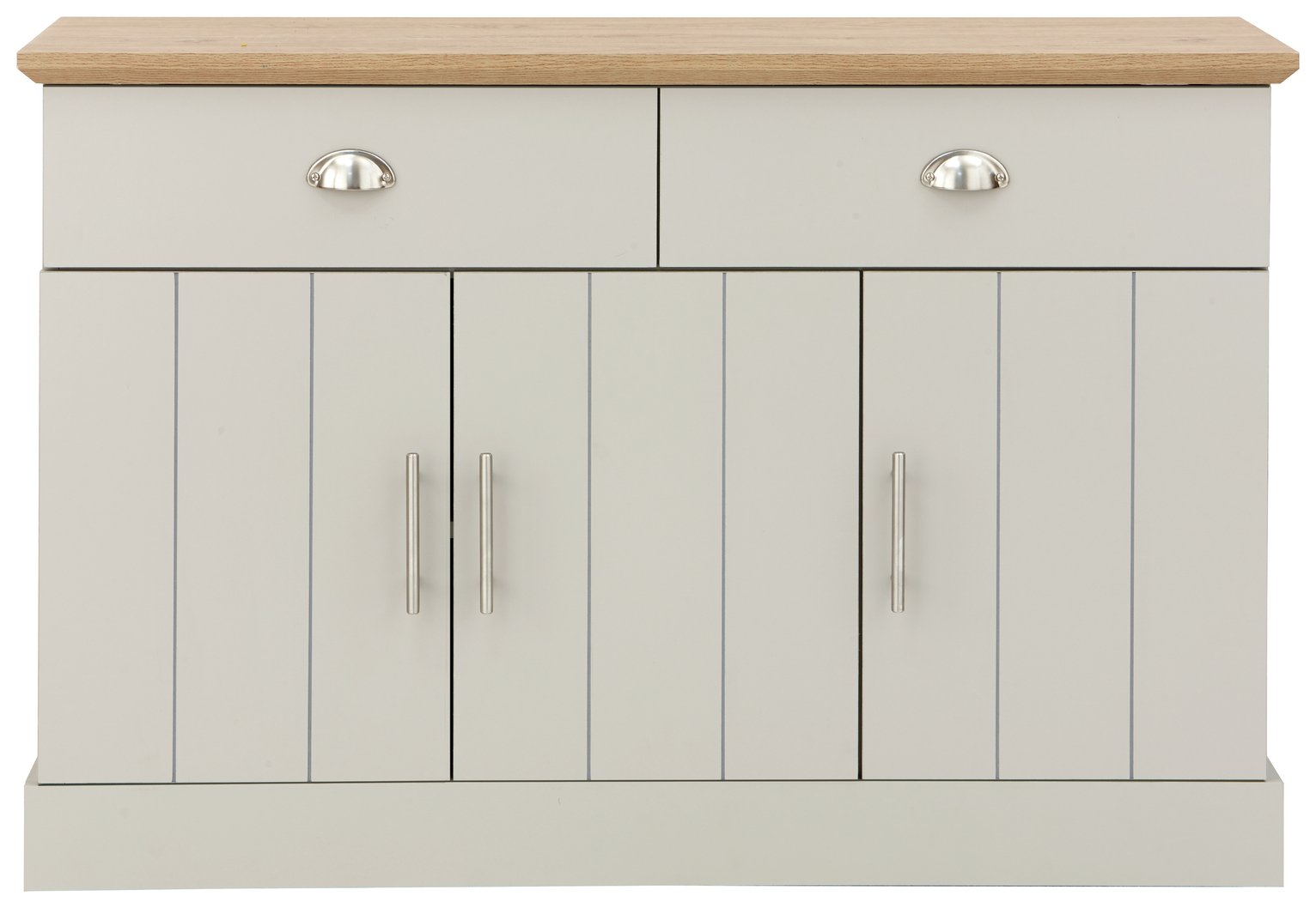 Easton 2 Door 2 Drawer Large Sideboard - Grey