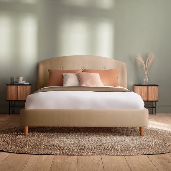 Silentnight Evana Bed Frame, Woven Fabric