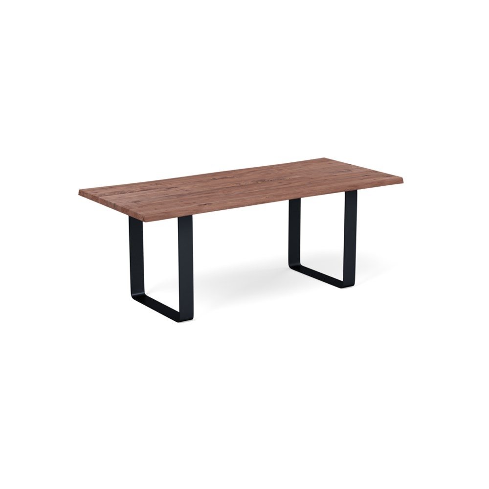 Heal's Prague Table 200x90cm Walnut Natural Edge Filled
