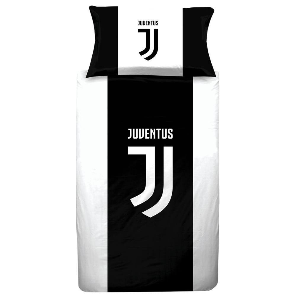 Juventus Fc Duvet Cover Set in Black