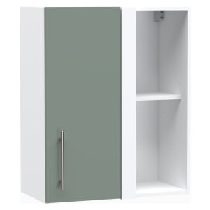 Wickes Orlando Reed Green Corner Wall Unit - 600mm