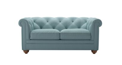 Patrick 2 Seat Sofabed in Lagoon Brushed Linen Cotton - sofa.com