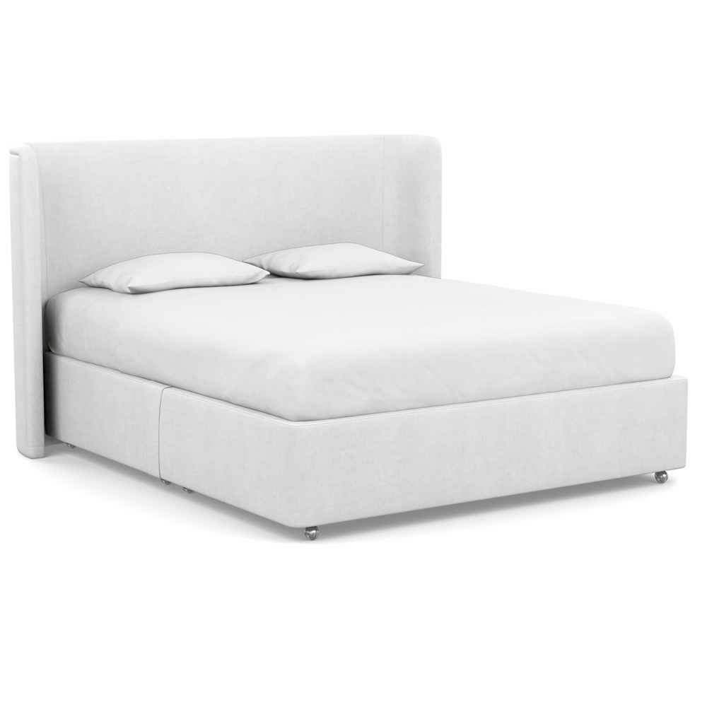 Heal's Heal's Deep Divan Super King No Drawers Capelo Linen-Cotton Snow Drop