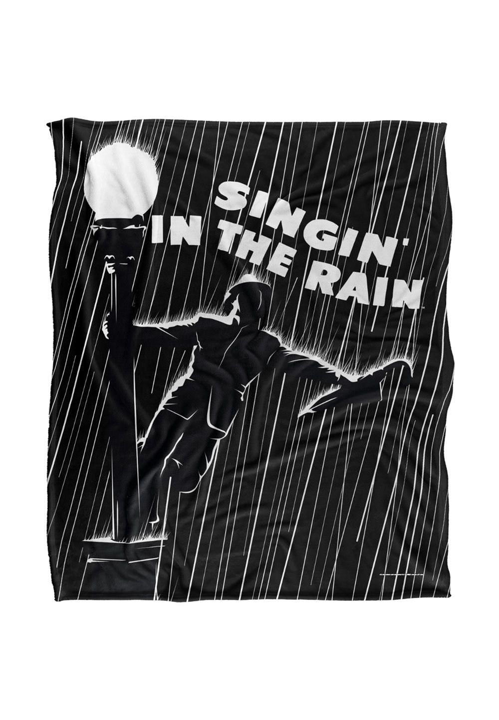 Warner Bros. Singing In The Rain Silky Touch Super Soft Throw Blanket 152 X 127 cm in White