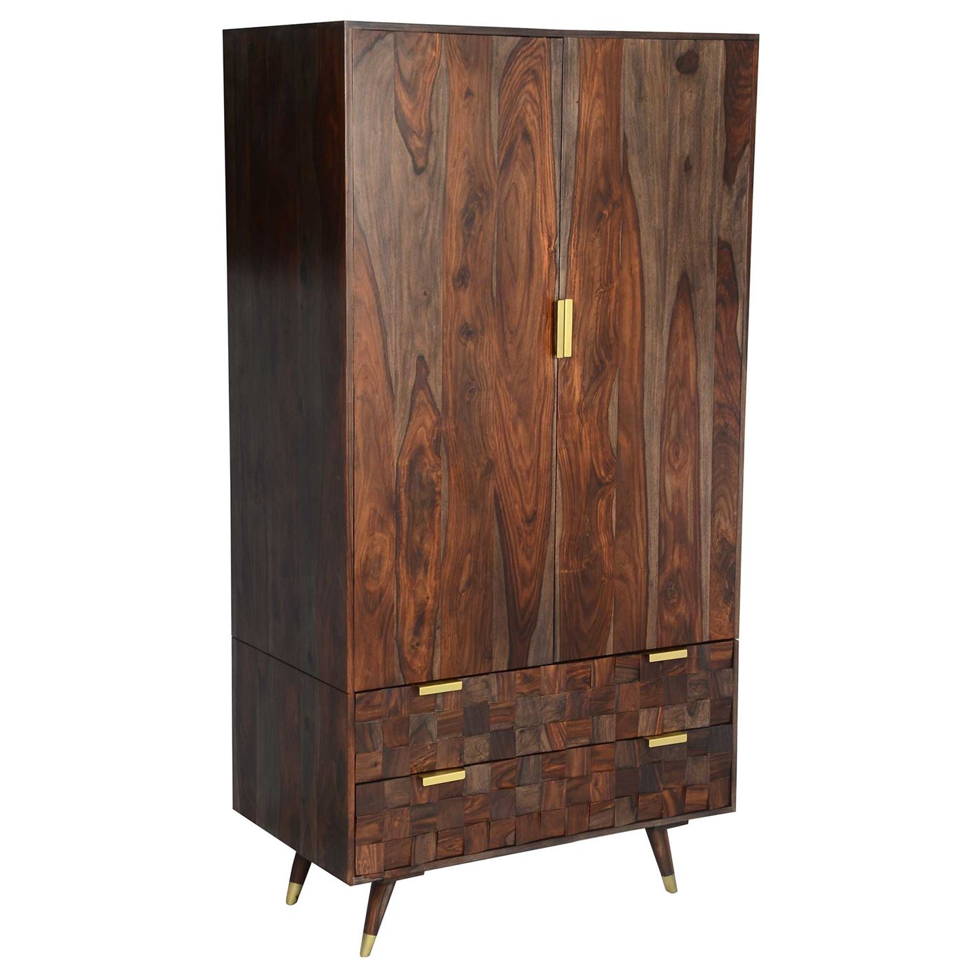 Kora Wardrobe, Sheesham Wood