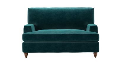 Isla Loveseat Sofabed in Jade Smart Velvet - sofa.com