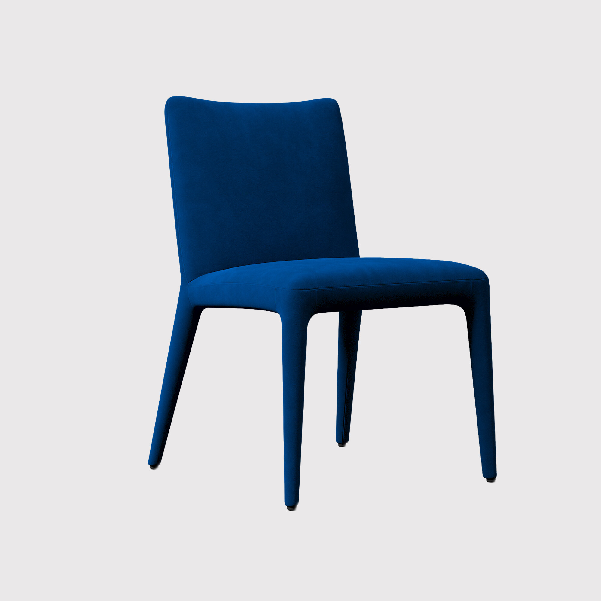 Timothy Oulton Fibi Dining Chair, Blue Velvet | Barker & Stonehouse