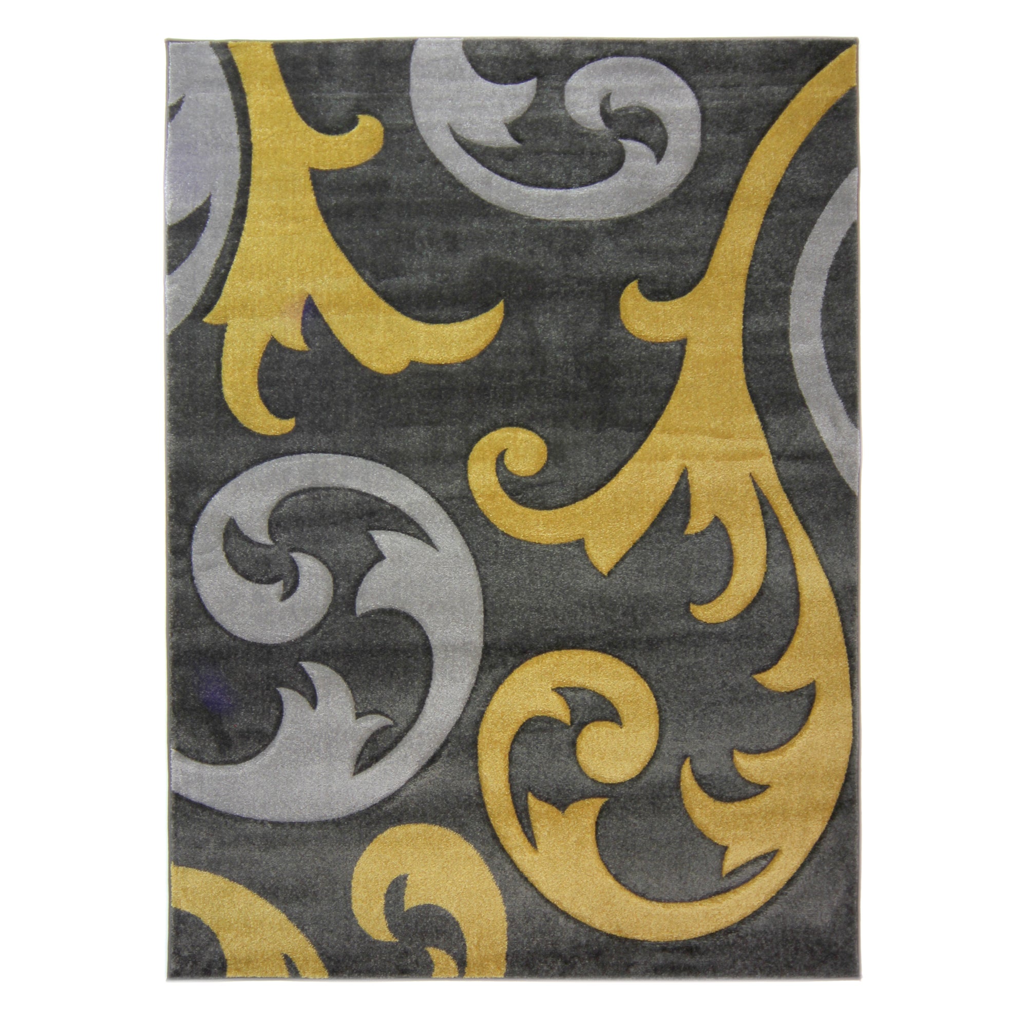 Elude Hand Carved Rug Ochre
