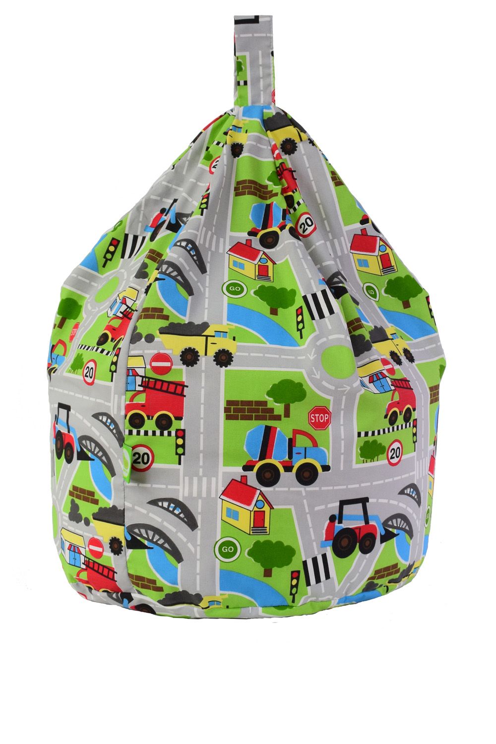 Bean Lazy Cotton Road Map Bean Bag Child Size
