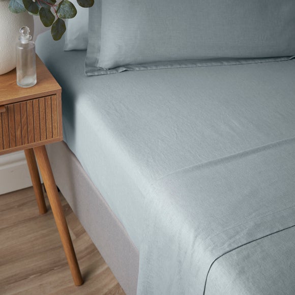 Cotton Linen Fitted Sheet
