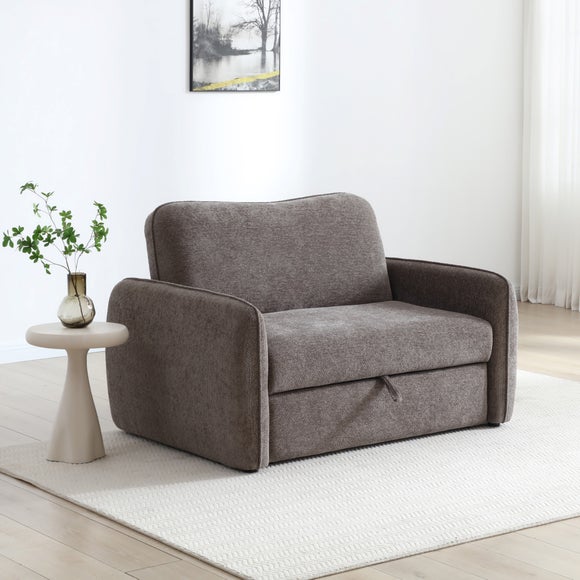 Cayla Chenille Small Double Pop Up Sofa Bed