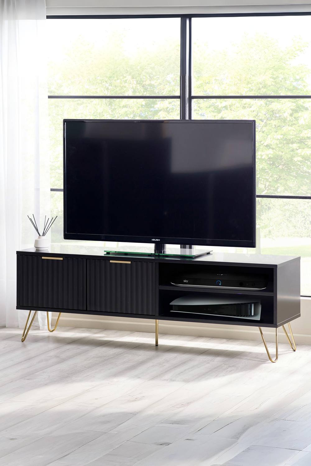 Julian Bowen Murano TV Unit in Black