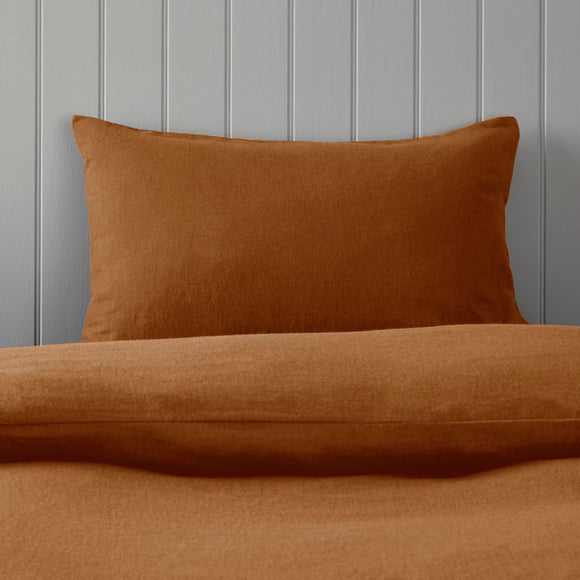 Soft & Cosy Luxury 100% Brushed Cotton Standard Pillowcase Pair