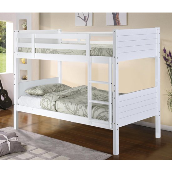 Castleton Wooden Bunk Bed In White