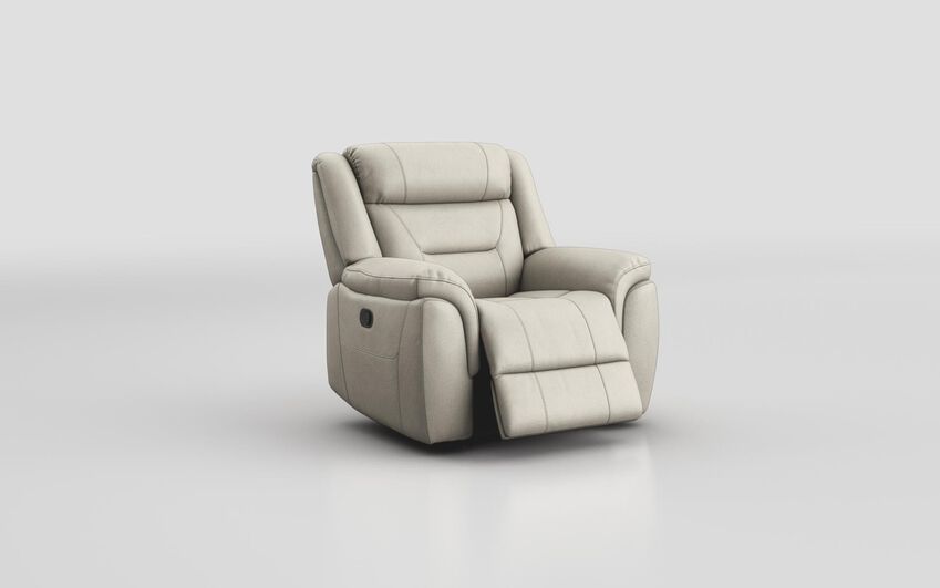 White Ainsdale Manual Recliner Chair