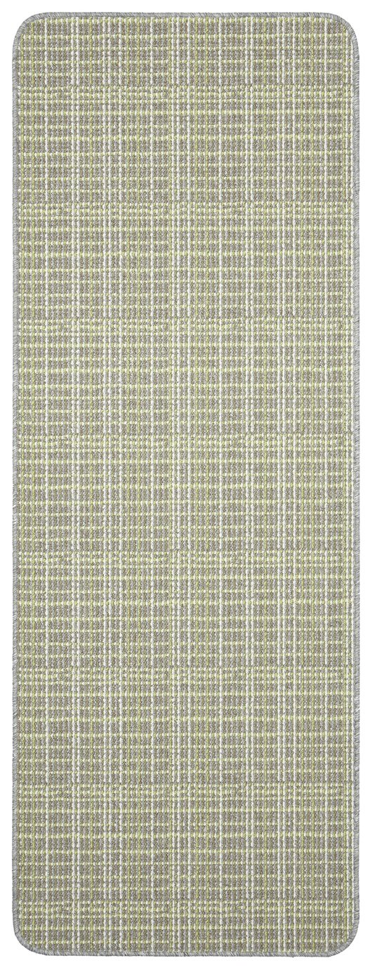 Dandy Warren Short Pile Runner - 67x180cm - Grey Lime