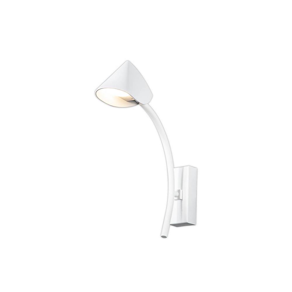 Netlighting Capuccina 1 Light Wall Lamp 7W LED 3000K 630lm White 3yrs Warranty