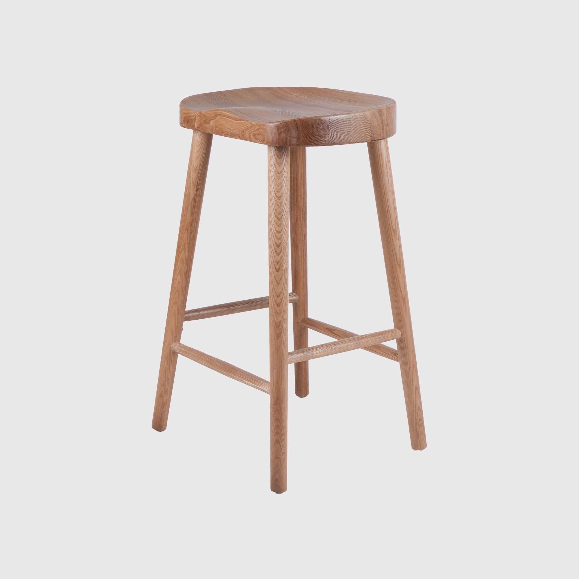 Colmar Stool 39x40x65cm, Ash Wood | Barker & Stonehouse