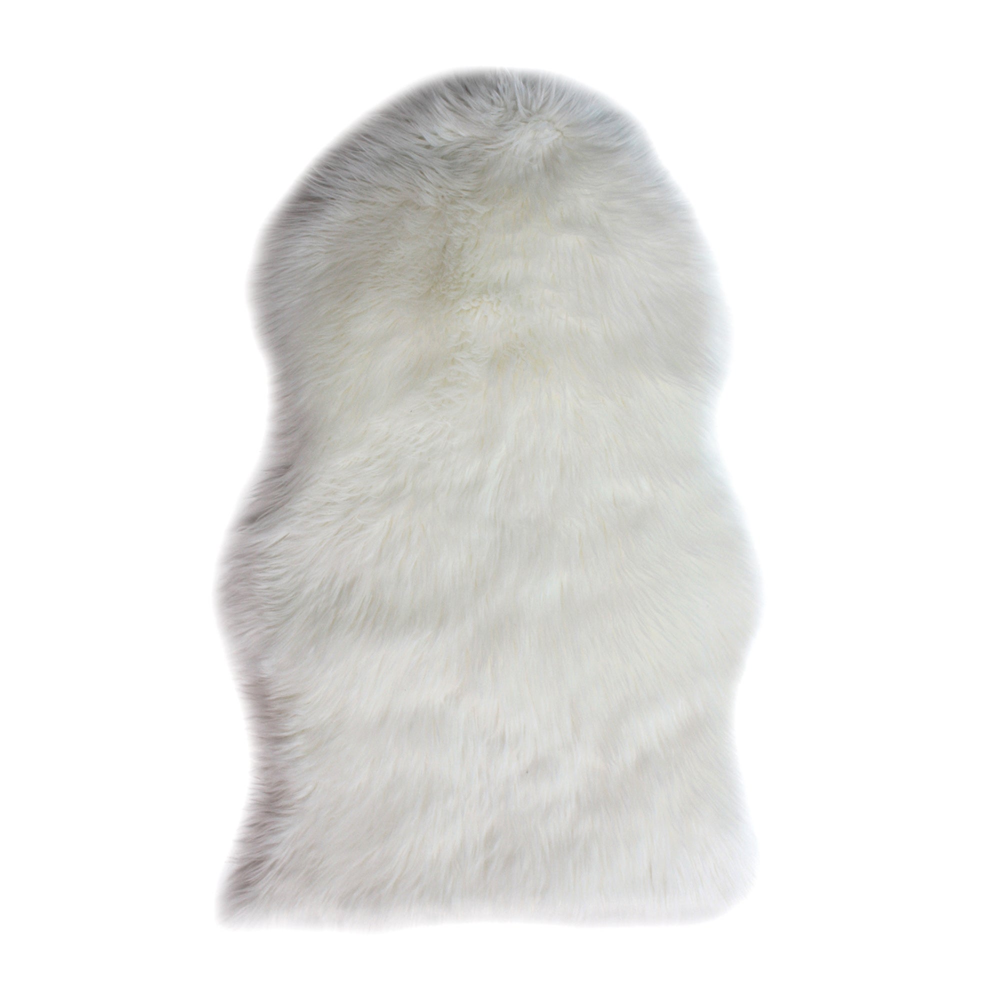 Single Pelt Faux Sheepskin Rug Cream