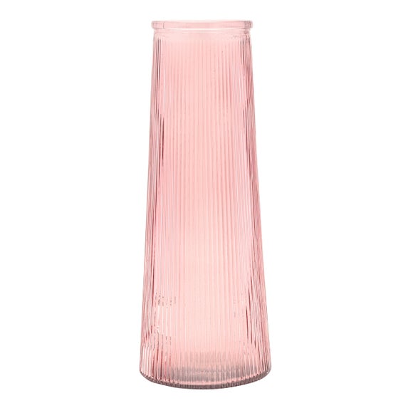 Hestia Tall Ribbed Glass Vase 3