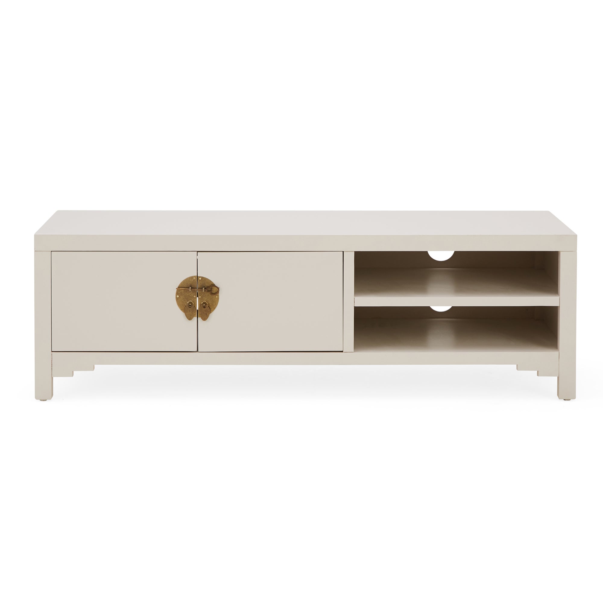 Hanna Oyster Wide TV Stand Oyster