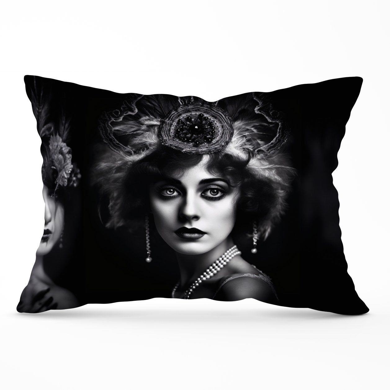 Warren Reed - Designer Dynamic Angles Cushions in Black