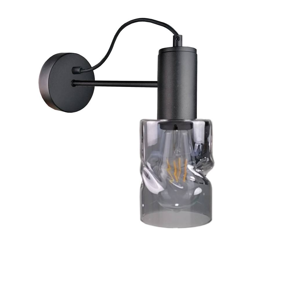 Netlighting Inger Wall Lamp Black 25cm 1x E27