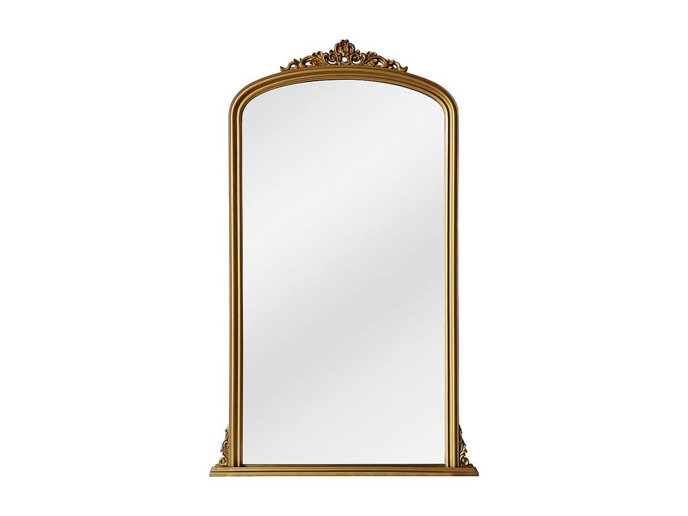 Vente-unique Large Paulownia Wood Mirror - W. 120 X H. 190 Cm - Gold - MERRY 4