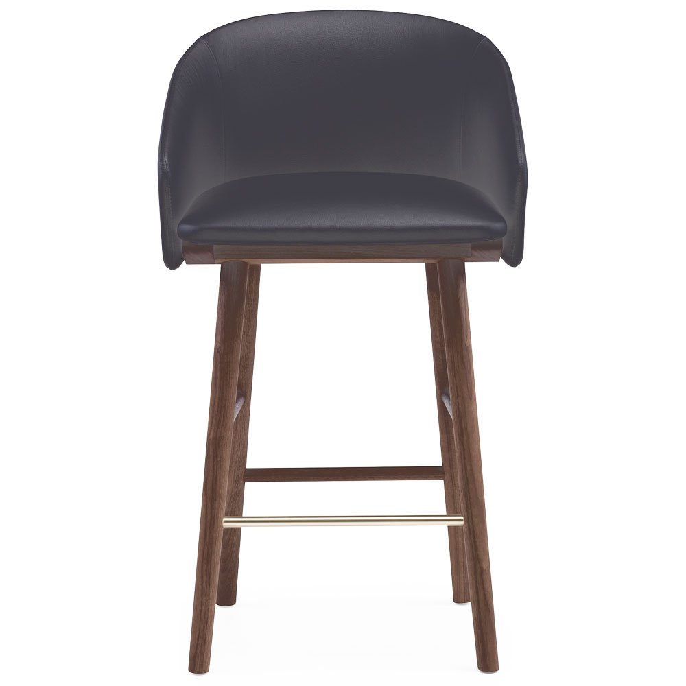 De La Espada Saia Bar Stool Danish Oiled Walnut