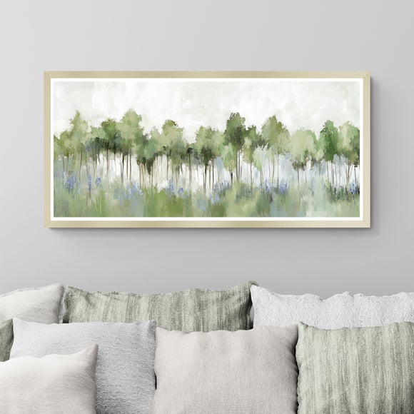 Artko Forest of Sapphire by Mona Grace Framed Print