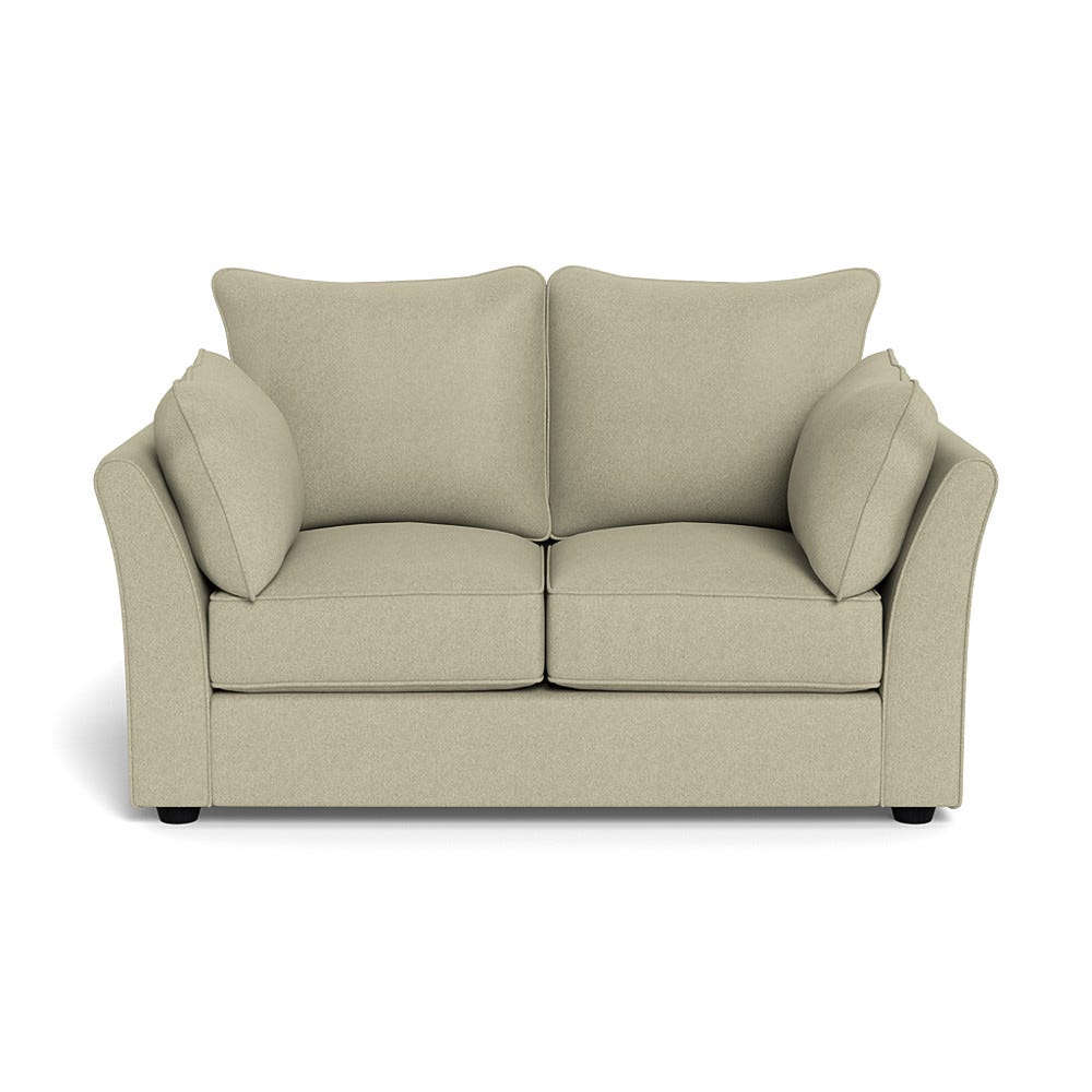 Heal's Tailor 2 Seater Sofa Cotton Grain Black Feet