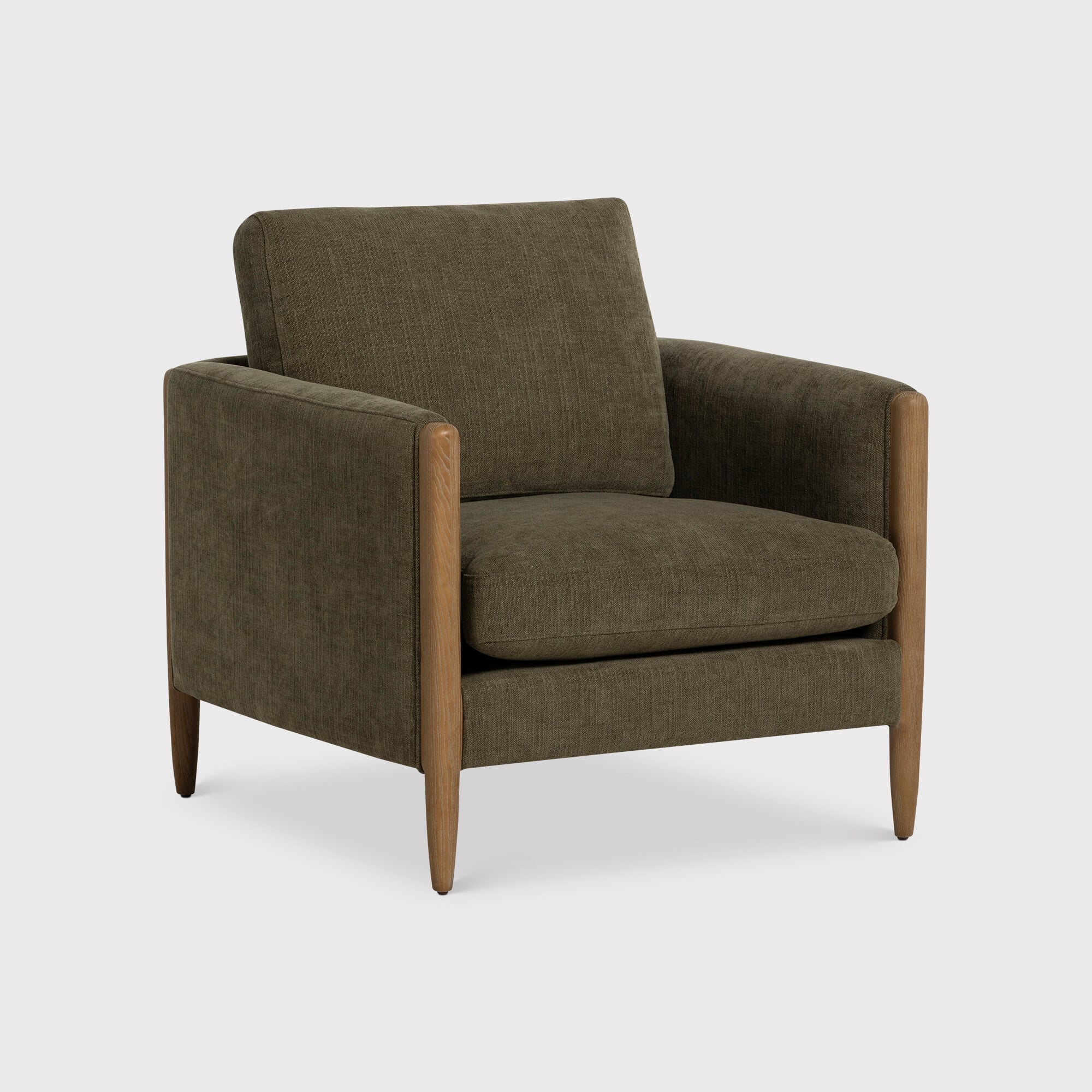 Alderton Armchair, Green Fabric | Barker & Stonehouse